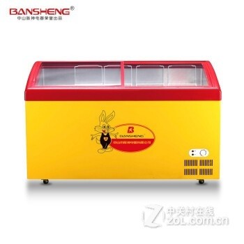 中山阪神(banshen)sd/sc-318y 圆弧门冰柜冷柜 雪糕冰激凌展示柜 冷冻