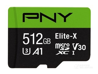 PNY Elite-X U3 A1 TF (microSD) 洢512GB