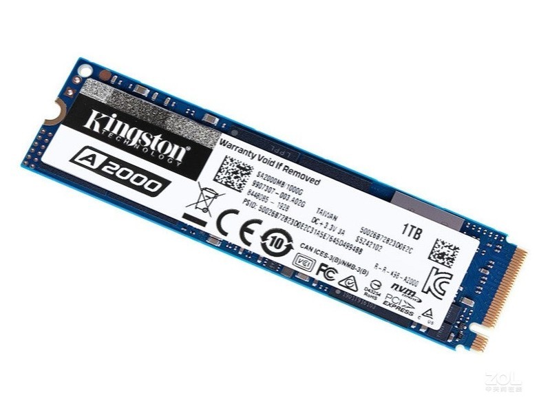 金士顿kingstonssd固态硬盘台式笔记本m2接口nvme协议1000g即1ta2