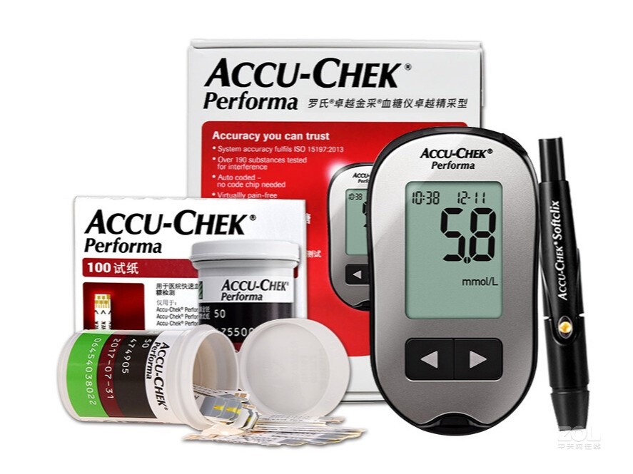 【高清图】 罗氏(luos)家用卓越金采型血糖仪官方图 图1