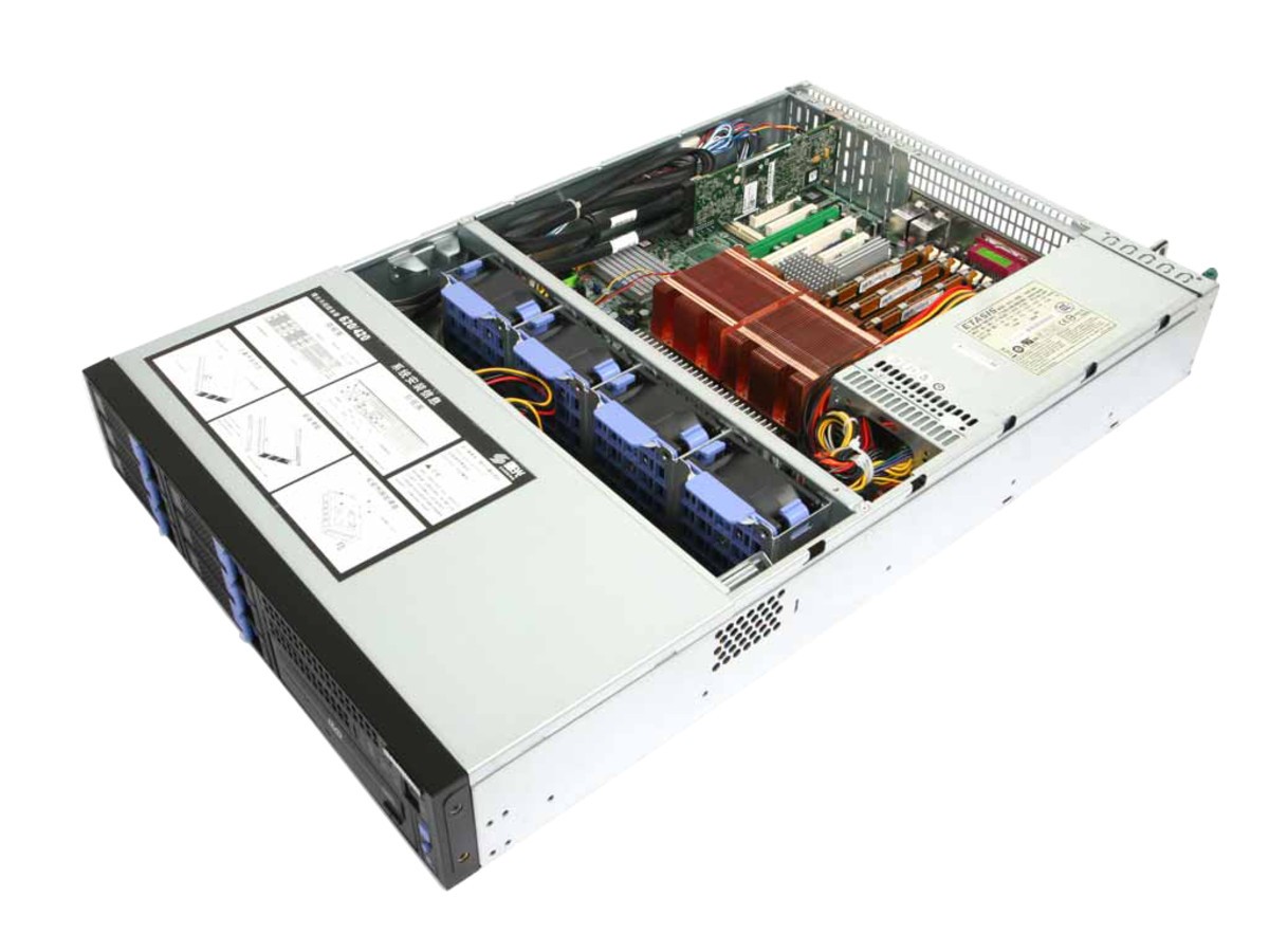 【高清图】 中科曙光(sugon)曙光天阔i620r-f(xeon e5410/4gb/2*146gb