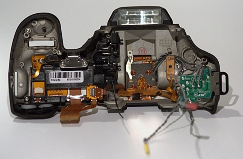 【高清图】 牛人拆机 细看佳能eos 50d内部结构图2