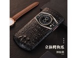 翎听8848M6 M6-鳄鱼爪纹-黑色【颠峰版】配钢化膜