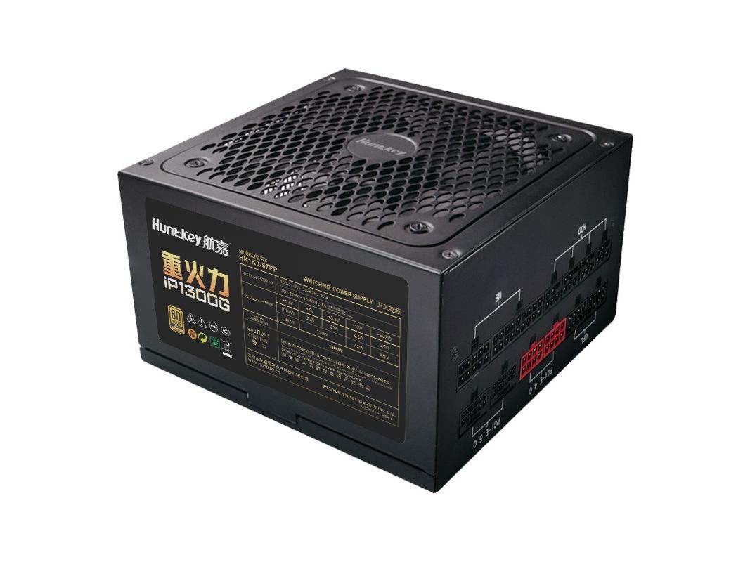 航嘉 重火力 IP1300G 1300W 全模组电源 主动式PFC - null 航嘉 重火力 IP1300G 1300W 全模组电源 主动式PFC产品图片2