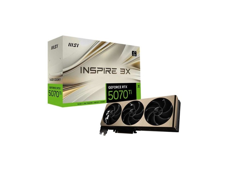 msi΢RTX 5070 Ti GeForce RTX 5070 Ti 16G INSPIRE 3X PLUS