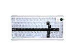 华硕天选TX75 碳纤维纹白键帽+黑剑