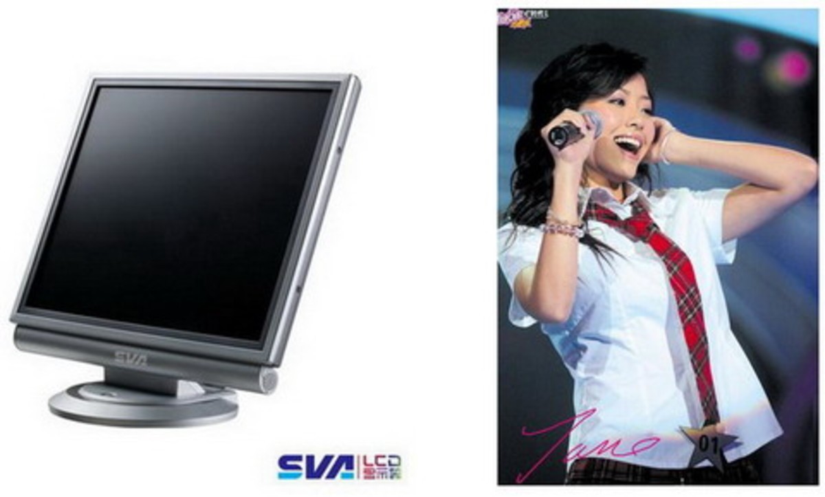 【高清图】 上广电液晶显示器 vs 超级女声图1