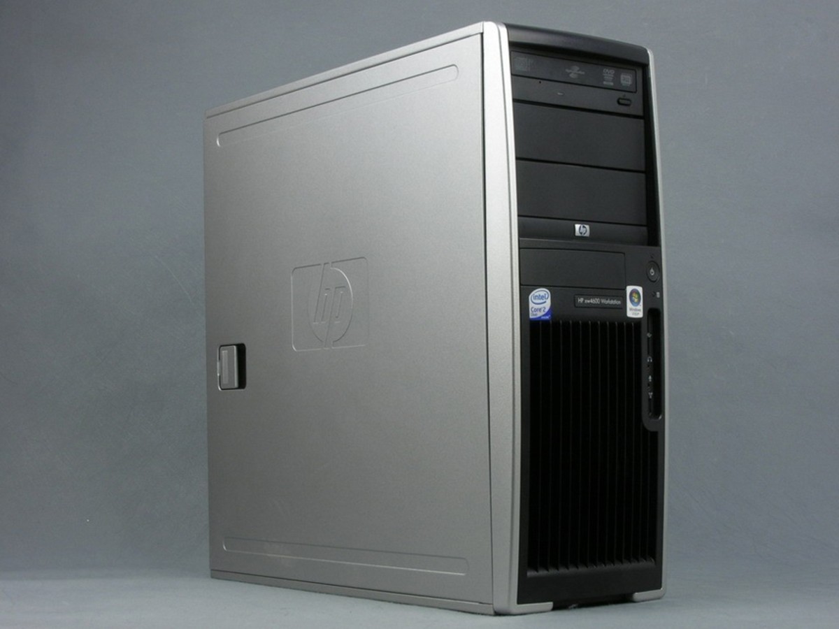 hp xw4600(intel core 2 duo e6550/2gb/160gb)