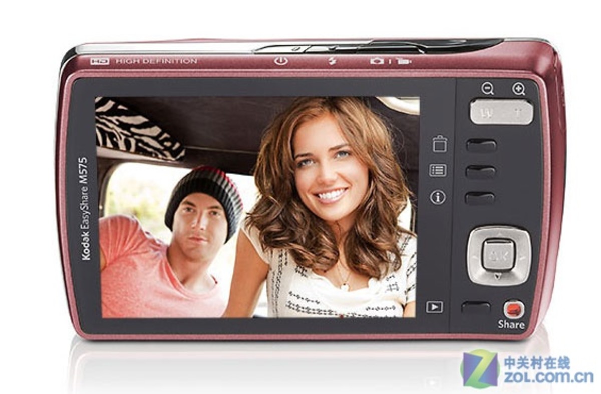 数码相机 柯达数码相机 柯达m575 图片 整体外观图 2 / 20隐藏
