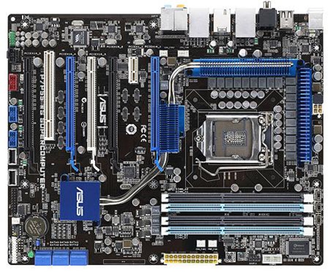 【高清图】信维华硕共推p7p55 ws supercomputer工作站主板 图4 -zol