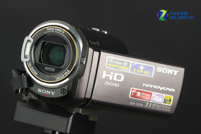 【高清图】 小机身大智慧 索尼波尔多棕色cx350e图赏图1