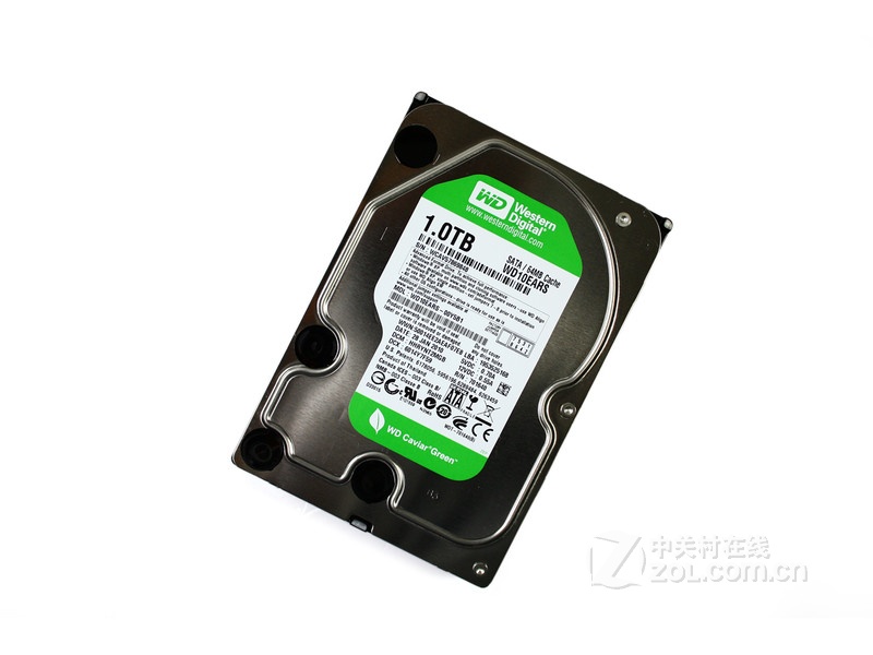 西部数据 西部数据Caviar Green 1TB 5400转 64MB SATA2（WD10EARS） 机械硬盘产品图片