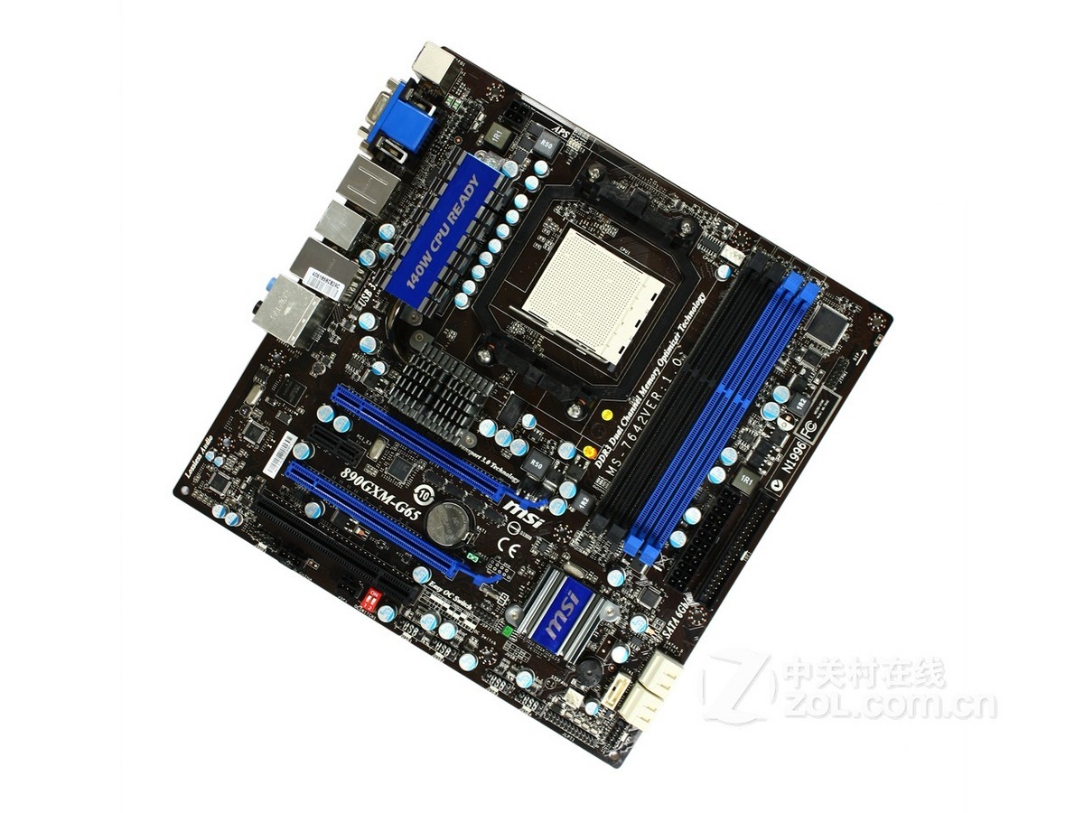 【高清图】 msi微星(msi)微星890gxm-g65整体外观图 图21