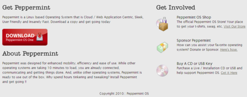 不输Win Peppermint Linux云特征体验
