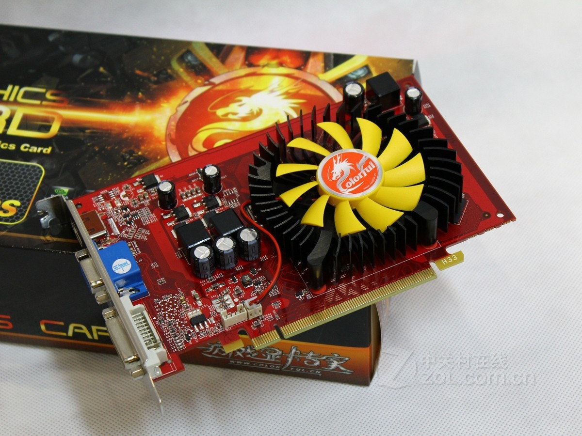 七彩虹gt220-gd3 cv黄金版 tc512m m10