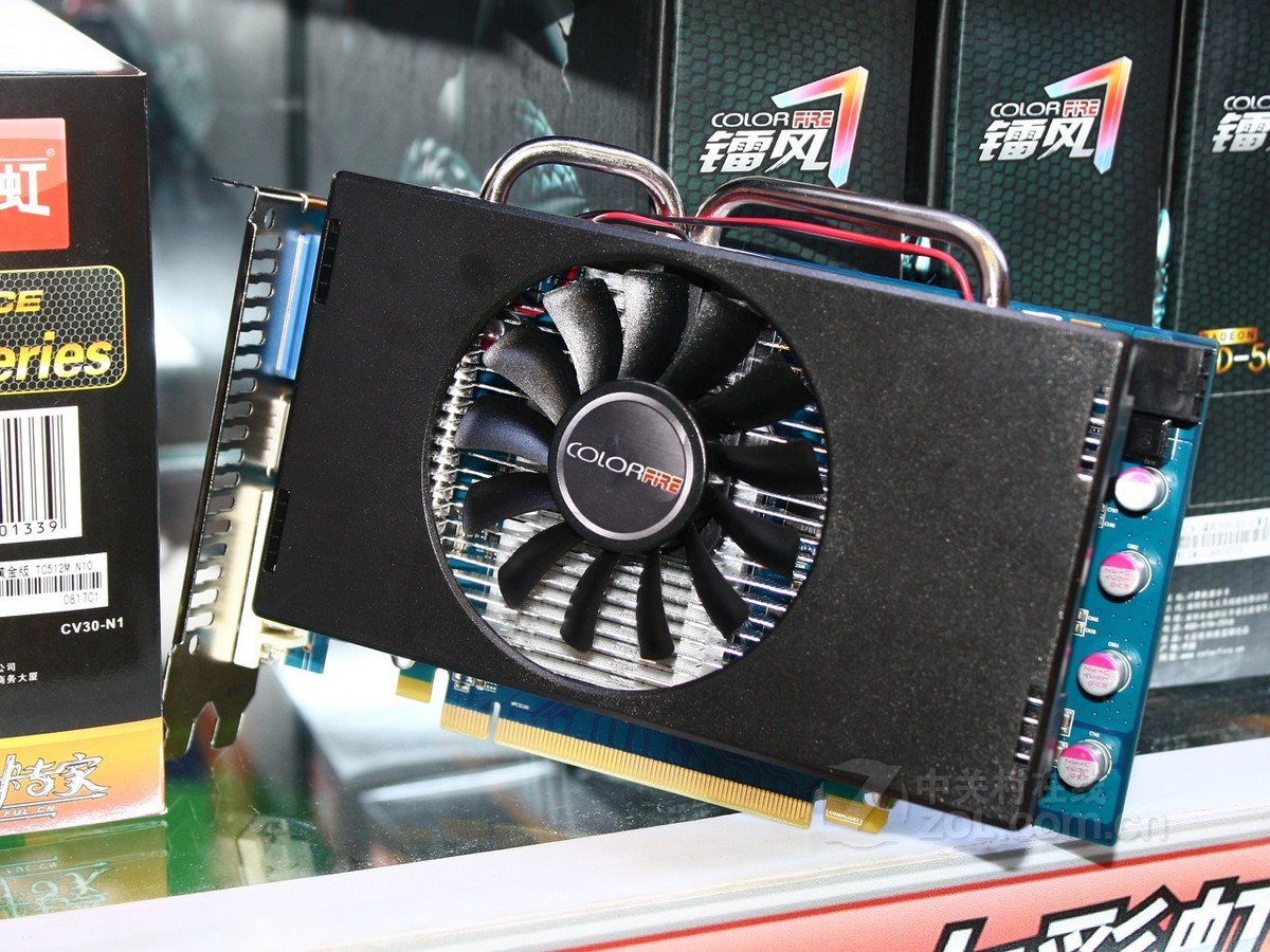 【高清图】 七彩虹(colorful)镭风5770-gd5 cf白金版 1g m50实拍图 图