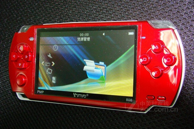 誉拓hd808掌机王8g红色