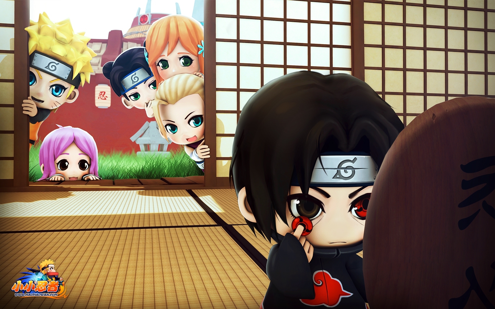 人物够q欢乐多!《小小忍者》壁纸分享