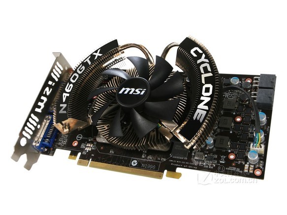 微星n460gtx-se cyclone 1gd5/oc