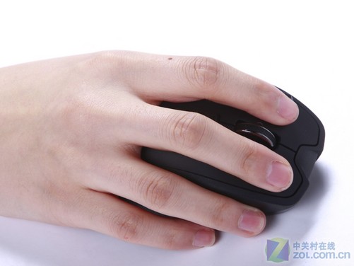 罗技g700无线游戏鼠标握持无名指位示意图