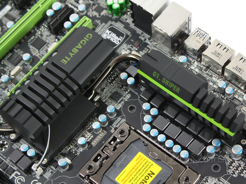 主板 技嘉主板 技嘉g1.sniper 图片 局部细节图
