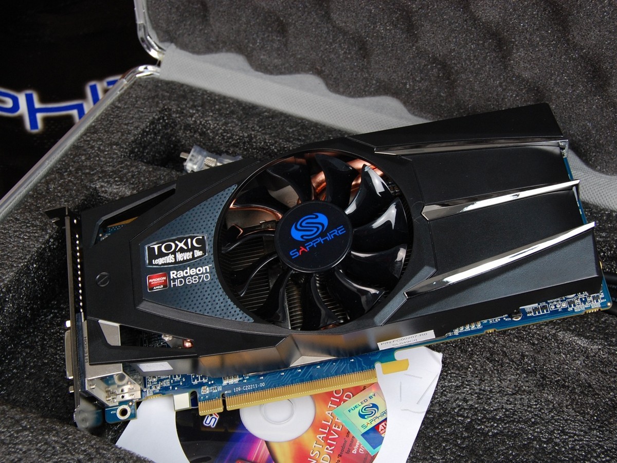【高清图】 蓝宝石(sapphire)蓝宝hd6870 1g toxic 毒药实拍图 图97