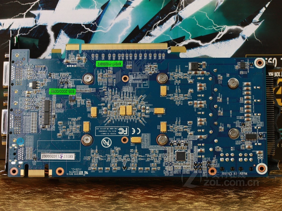 【高清图】 影驰(galaxy)gtx560 ti黑将实拍图 图104