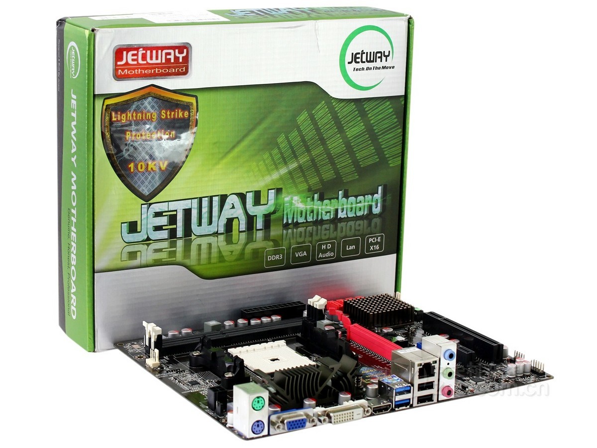 【高清图】 捷波(jetway)惊雷ta75mg整体外观图 图22