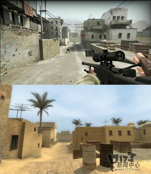 《CS:GO》与CS场景地图大对比.3_单机游戏-中关村在线