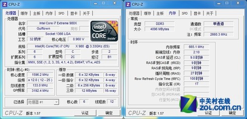 金邦千禧单条4GB内存测试