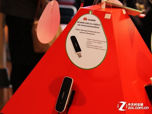 从3G到4G 华为上网卡集体亮相CeBIT2012