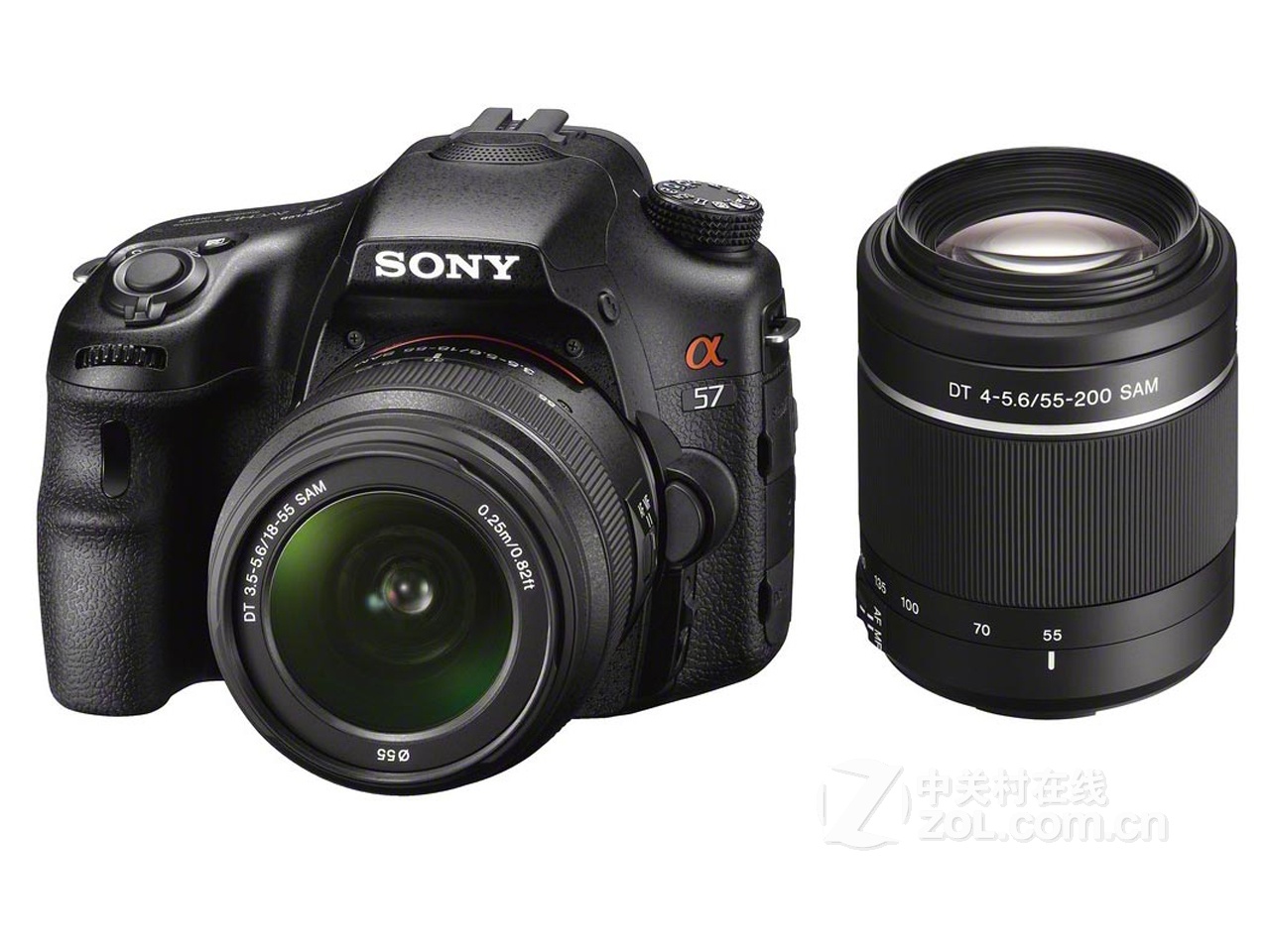 索尼a57套机(18-55mm,55-200mm)