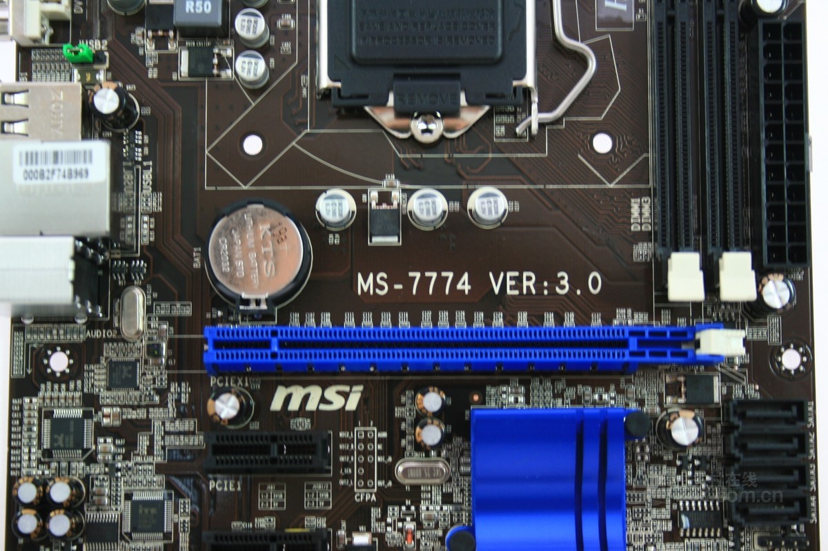 【高清图】 msi微星(msi)微星h61m-s26 v3局部细节图 图3