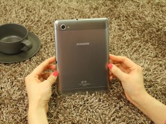 三星 P6800 银色 背面图