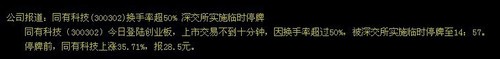 安防企业创业板上市首秀 高流通却遭停牌