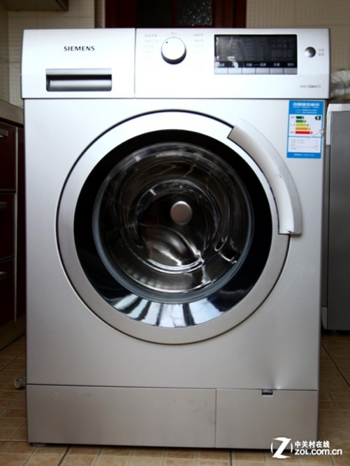 西门子wm12s468ti滚筒洗衣机实拍