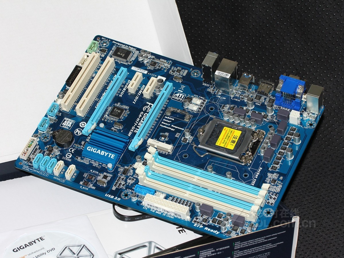 【高清图】 技嘉(gigabyte)ga-h77-ds3h实拍图 图63