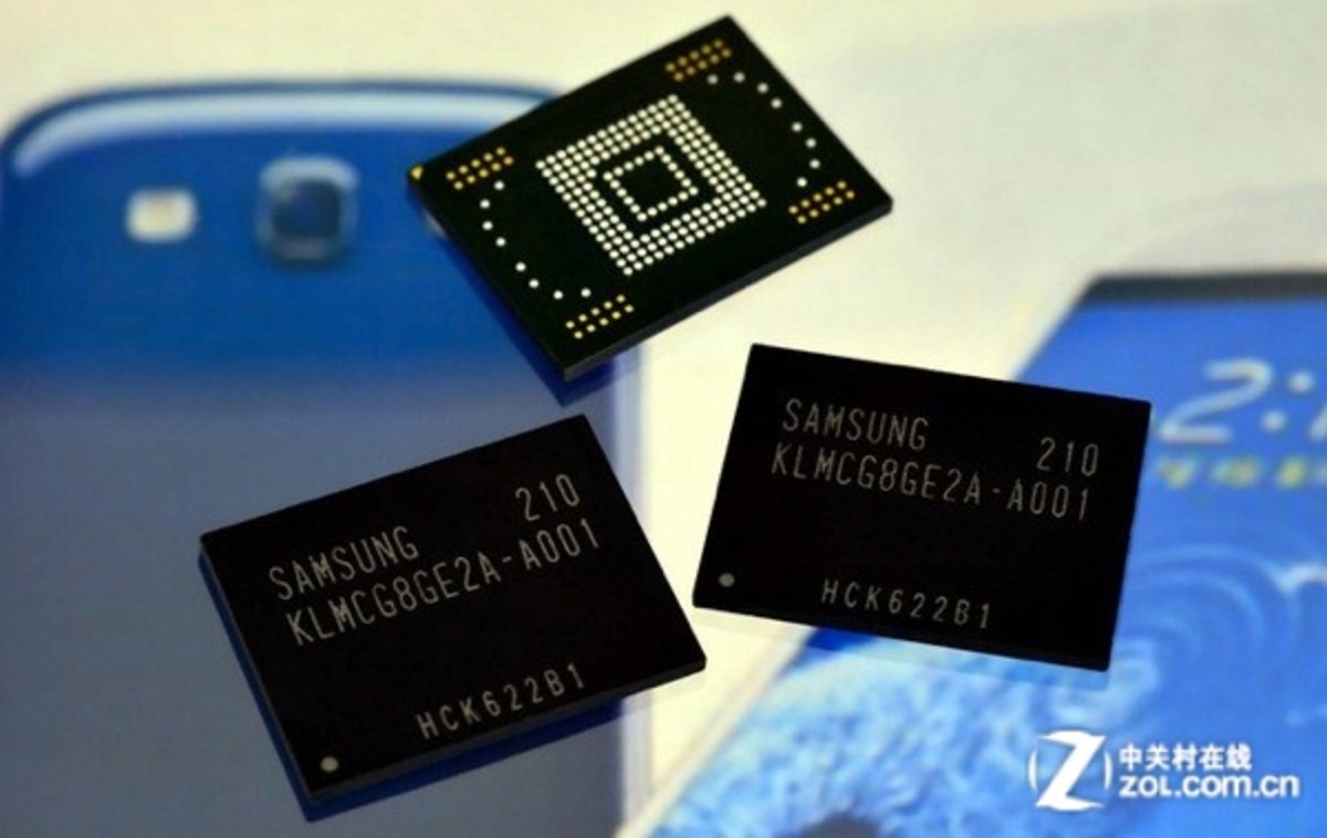 【高清图】 三星将配高速率闪存芯片 提升手机性能图1