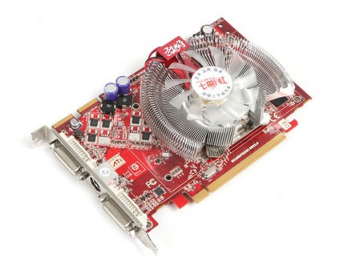 【高清图】 七彩虹(colorful)镭风x1650xt-gd3 up烈焰战神 256m v12